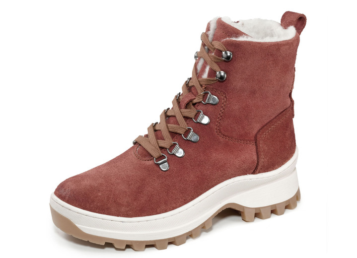 Stiefel & Stiefeletten - Stiefelette im angesagten Look, in Größe 036 bis 042, in Farbe TERRA Ansicht 1