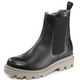 Stiefel & Stiefeletten - Trendige Stiefelette mit kuscheligem Lammfellfutter – Farbe SCHWARZ – Ansicht 1 Stiefel & Stiefeletten - Trendige Stiefelette mit kuscheligem Lammfellfutter, in Größe 036 bis 041, in Farbe BEIGE – Farbe SCHWARZ – Ansicht 1