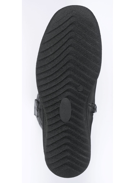 Stiefel & Stiefeletten - ELENA EDEN, gefütterte Damen-Stiefel, Winterschuhe, Weite H, mit Lammfell, in Größe 036 bis 041, in Farbe SCHWARZ Ansicht 3