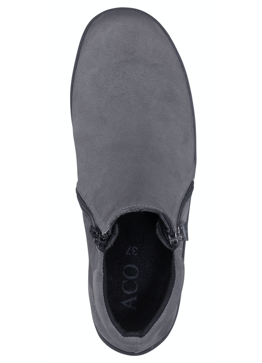 - ELENA EDEN Bootie aus Nubukleder, in Größe 036 bis 042, in Farbe GRAU Ansicht 3