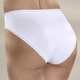 Slips - Sloggi 24/7 Dreierpack Slips mit Spitzenbandabschlüssen – Farbe WEISS – Ansicht 2 Slips - Sloggi 24/7 Dreierpack Slips mit Spitzenbandabschlüssen, in Größe 038 bis 048, in Farbe WEISS – Farbe WEISS – Ansicht 2