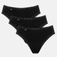 Slips - Sloggi 24/7 Dreierpack Slips mit Spitzenbandabschlüssen – Farbe SCHWARZ – Ansicht 1 Slips - Sloggi 24/7 Dreierpack Slips mit Spitzenbandabschlüssen, in Größe 038 bis 048, in Farbe WEISS – Farbe SCHWARZ – Ansicht 1