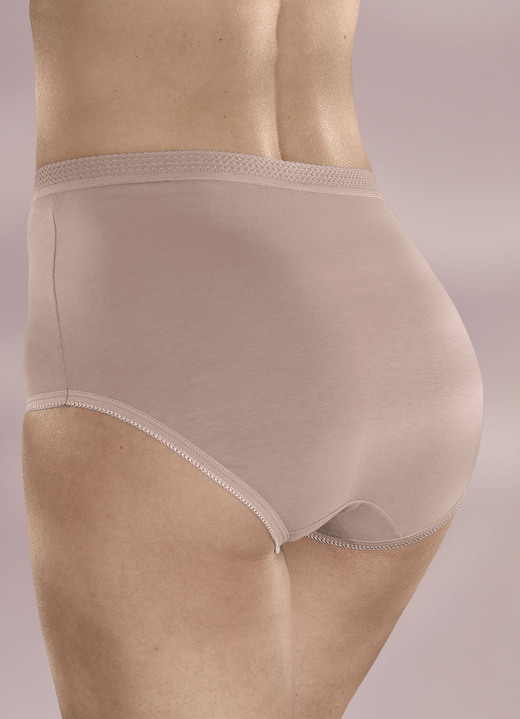 Slips - Fünferpack Slips mit elastischen Abschlüssen, in Größe 040 bis 060, in Farbe WEISS Ansicht 6