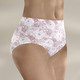 - Viererpack Slips mit Floraldessin, in Größe 038 bis 054, in Farbe ECRU-ROSENHOLZ – Farbe ECRU-ROSENHOLZ – Ansicht 1