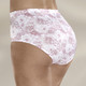 - Viererpack Slips mit Floraldessin, in Größe 038 bis 054, in Farbe ECRU-ROSENHOLZ – Farbe ECRU-ROSENHOLZ – Ansicht 2