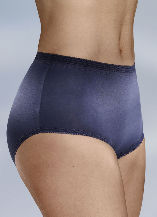 Slips - Fünferpack Slips mit elastischen Abschlüssen, in Größe 040 bis 060, in Farbe WEISS Ansicht 3