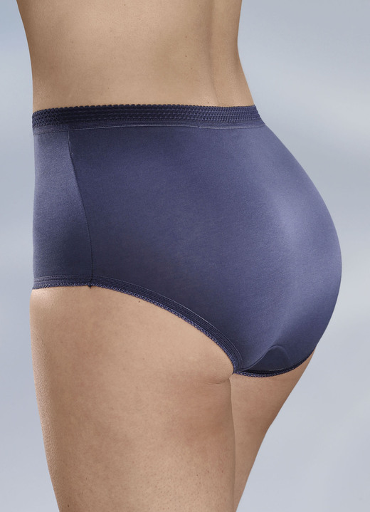 Slips - Fünferpack Slips mit elastischen Abschlüssen, in Größe 040 bis 060, in Farbe AQUA Ansicht 4