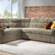 Polsterecken - Frei im Raum aufstellbare Polsterecke mit Bettfunktion – Farbe BEIGE – Ansicht 1 Polsterecken - Frei im Raum aufstellbare Polsterecke mit Bettfunktion, in Farbe BRAUN – Farbe BEIGE – Ansicht 1