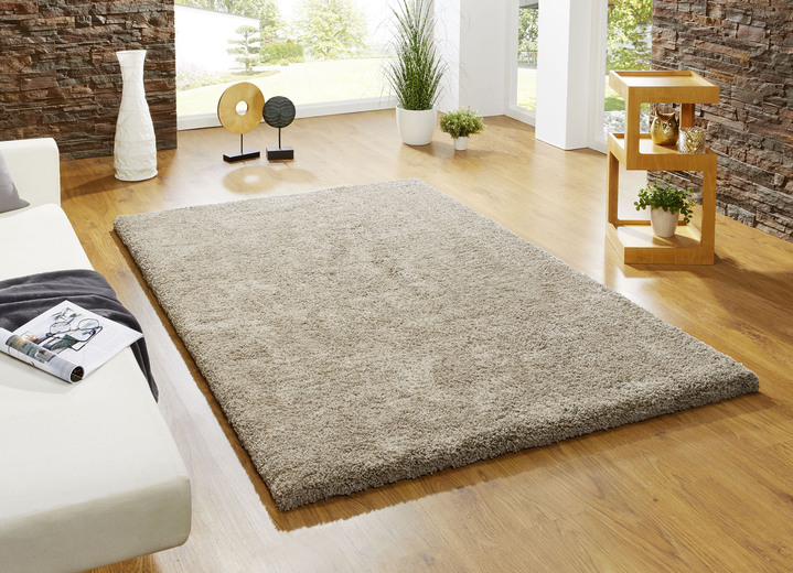 Modern - Kombistarke Brücken, Galerien und Teppiche aus dichtgewebtem Shaggy-Flor, in Größe 111 (Brücke, 60x110 cm) bis 305 (Teppich, ø 160 cm), in Farbe BEIGE Ansicht 9