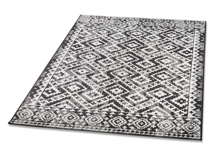 Modern - Strapazierfähige Brücken und Teppiche für drinnen und draußen, in Größe 113 (Brücke, 80x150 cm) bis 282 (Teppich, 200x290 cm), in Farbe ANTHRAZIT Ansicht 1