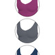 Bustiers - Nahtloser Komfort-BH 3er-Set – Farbe BEERE-GRAU-MARINE – Ansicht 1 Bustiers - Nahtloser Komfort-BH 3er-Set, in Größe 3XL (52/54) bis XXL (48/50), in Farbe SCHWARZ-WEISS-HAUT – Farbe BEERE-GRAU-MARINE – Ansicht 1