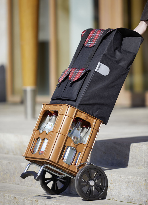 Mobilität - Profi-Einkaufsroller mit extragroßen Rädern, in Farbe SCHWARZ, in Ausführung Einkaufsroller Ansicht 2