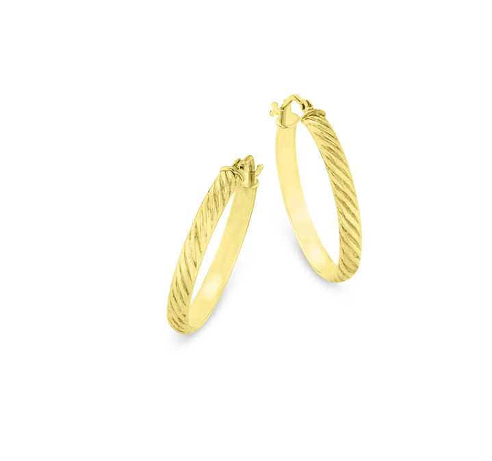 Ohrschmuck - Klassische Creolen, in Farbe  Ansicht 2