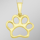 - Anhänger mit Hundepfote, in Farbe  – Ansicht 1
