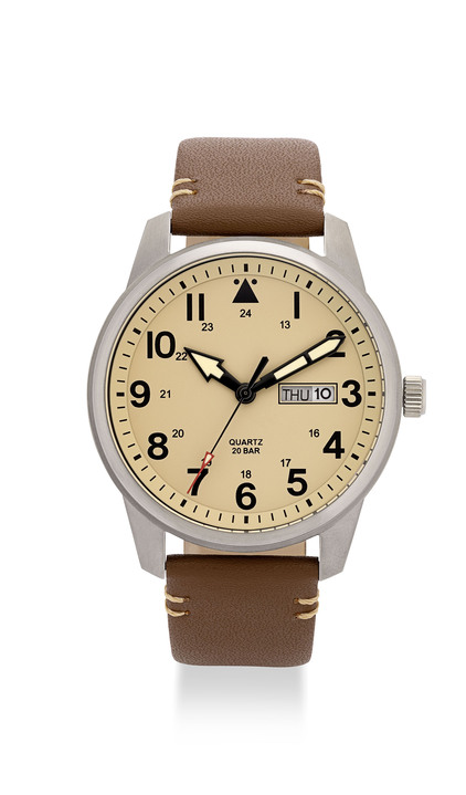 Quartzuhren - Para Quartz-Herrenuhr in Flieger-Optik, in Farbe  Ansicht 2