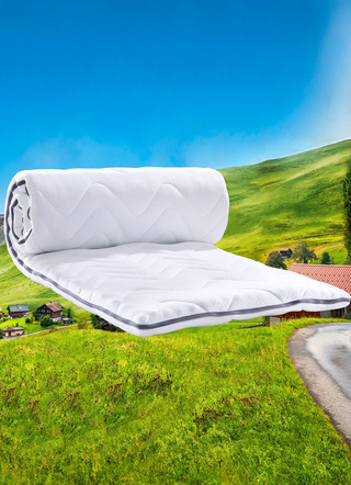 Matratzen & Topper - f.a.n. 7-Zonen-Kaltschaum-Topperauflage, in Größe 129 (80/190 cm) bis 139 (200/200 cm), in Farbe