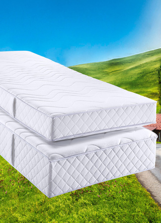 Matratzen & Topper - 7-Zonen-Bonnellfederkern-Matratze von f.a.n., in Größe 129 (80/190 cm) bis 135 (140/200 cm), in Farbe , in Ausführung Komfort – Ansicht 