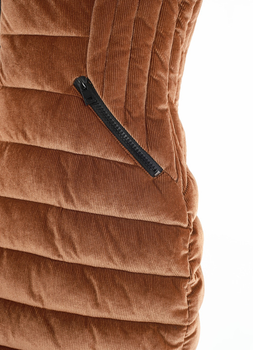 - Kurzmantel mit abnehmbarer Kapuze, in Größe 034 bis 052, in Farbe ZIMT Ansicht 5