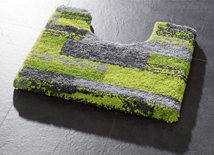 Badgarnituren - Badgarnitur in Supersoft-Qualität, in Größe 100 (Vorleger halbrund, 50/ 80 cm) bis 112 (WC-Deckelbezug, 47/ 50 cm), in Farbe BLAU Ansicht 7