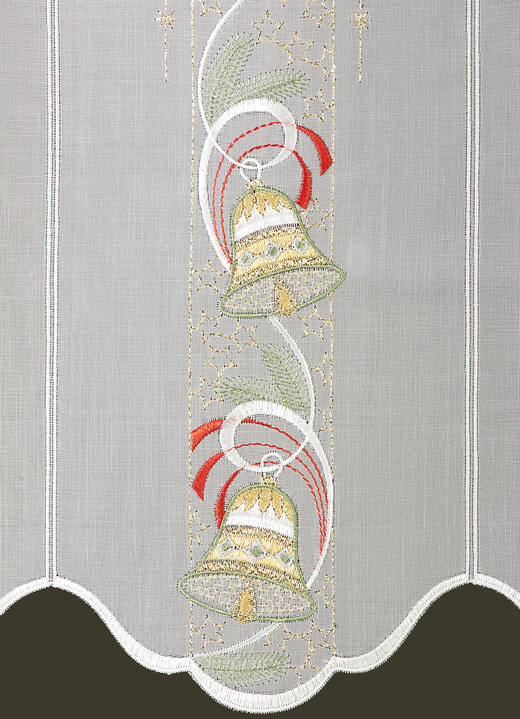 Kurzgardinen - Filigraner Kurzstore Ansicht 3 Kurzgardinen - Filigraner Kurzstore, in Größe 785 (H40x 80 cm) bis 858 (H55x128 cm), in Farbe ECRU Ansicht 3