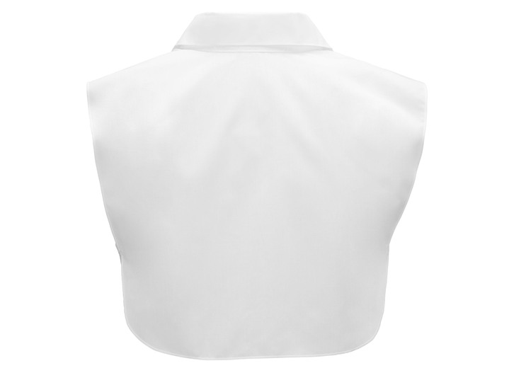 Kurzarm - Klaus Modelle, Damen-Blusenkragen, aus feinem Popeline, in Größe 1 (38-42) bis 3 (48-52), in Farbe WEISS Ansicht 2