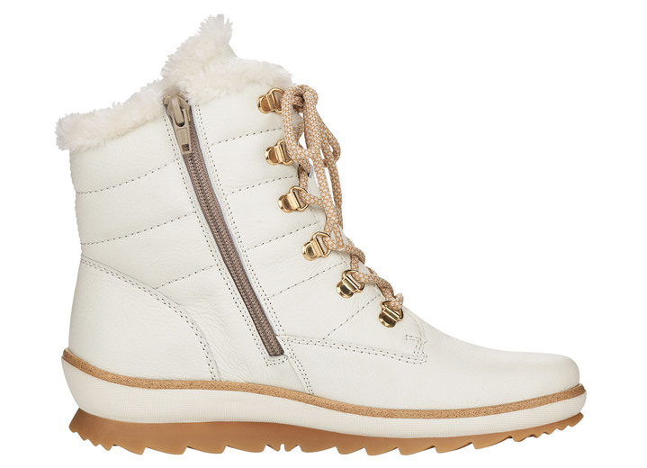 Stiefel & Stiefeletten - Remonte, gefütterte Damen-Stiefeletten, Winterschuhe, Weite G, mit Lammwolle, in Größe 036 bis 043, in Farbe NATURWEISS Ansicht 5