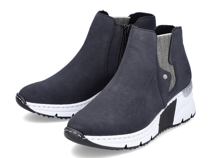 Stiefel & Stiefeletten - Rieker, modische Damen-Boots, Weite G, mit Reißverschluss, in Größe 036 bis 042, in Farbe DUNKELBLAU Ansicht 10