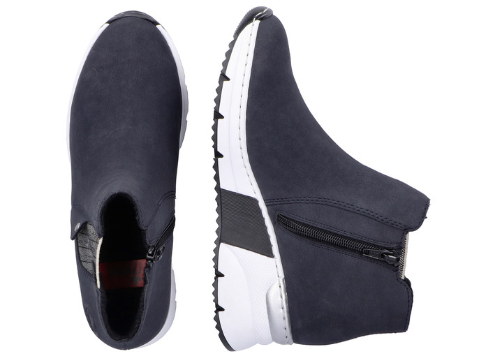 Stiefel & Stiefeletten - Rieker, modische Damen-Boots, Weite G, mit Reißverschluss, in Größe 036 bis 042, in Farbe DUNKELBLAU Ansicht 9