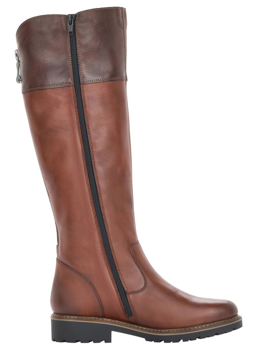 Damen - Remonte, gefütterte Damen-Stiefel, Winterschuhe, Weite G, mit Reißverschluss Ansicht 11 Damen - Remonte, gefütterte Damen-Stiefel, Winterschuhe, Weite G, mit Reißverschluss, in Größe 036 bis 042, in Farbe SCHWARZ-MARONE Ansicht 11
