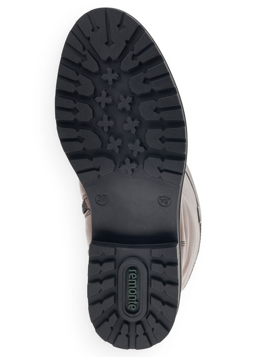 Damen - Remonte, gefütterte Damen-Stiefel, Winterschuhe, Weite G, mit Reißverschluss Ansicht 14 Damen - Remonte, gefütterte Damen-Stiefel, Winterschuhe, Weite G, mit Reißverschluss, in Größe 036 bis 042, in Farbe SCHWARZ-MARONE Ansicht 14