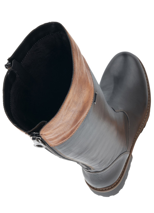 Stiefel & Stiefeletten - Remonte, gefütterte Damen-Stiefel, Winterschuhe, Weite G, mit Reißverschluss, in Größe 036 bis 042, in Farbe SCHWARZ-MARONE Ansicht 4