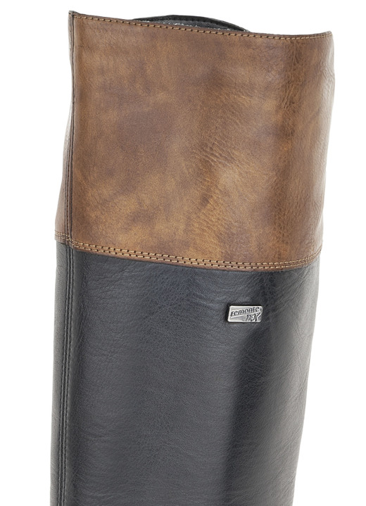 Stiefel & Stiefeletten - Remonte, gefütterte Damen-Stiefel, Winterschuhe, Weite G, mit Reißverschluss, in Größe 036 bis 042, in Farbe SCHWARZ-MARONE Ansicht 6