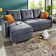 - Polsterecke mit Bettfunktion, in Farbe ANTHRAZIT – Farbe ANTHRAZIT – Ansicht 1