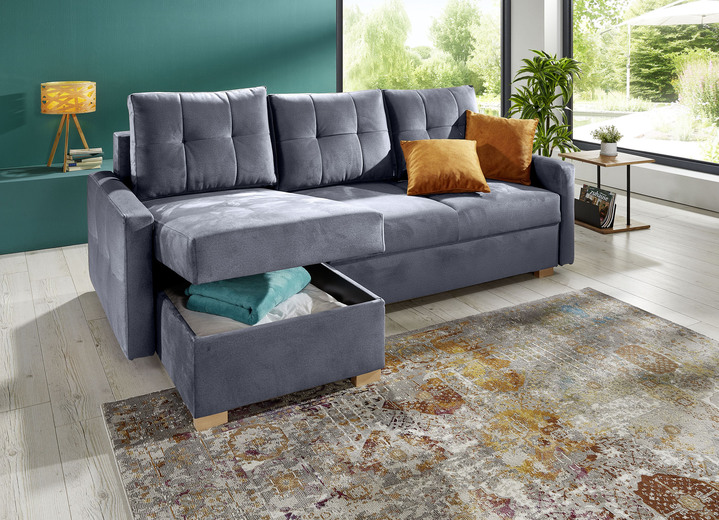 - Polsterecke mit Bettfunktion, in Farbe ANTHRAZIT Ansicht 2