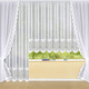 Klassisch - Langstore mit Universalschienenband – Farbe WEISS – Ansicht 4 Klassisch - Langstore mit Universalschienenband, in Größe 217 (H220xB300 cm) bis 301 (H245xB750 cm), in Farbe WEISS – Farbe WEISS – Ansicht 4