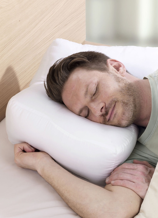 Gesunder Schlaf - Seitenschläferkissen für einen erholsamen Schlaf, in Farbe WEISS Ansicht 2