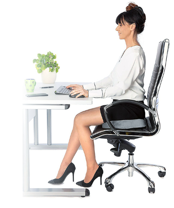 Sitzhilfen - Sitzkissen für bequemes Sitzen, in Farbe GRAU Ansicht 3