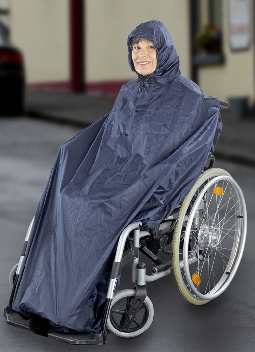 Mobilität - Rollstuhl-Regencape, in Farbe BLAU Ansicht 1