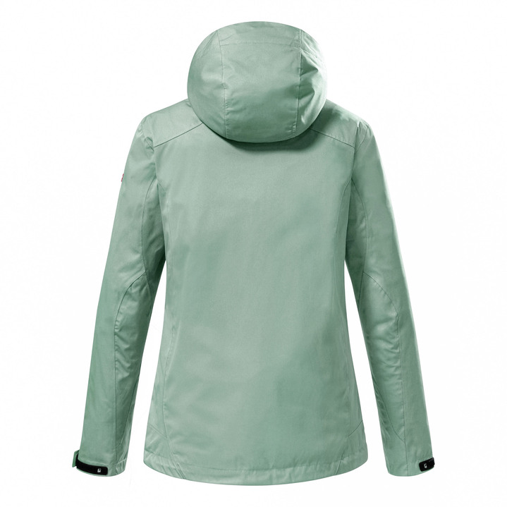 Funktionsjacken - Wasser- und winddichte Damen-Funktionsjacke, in Größe 036 bis 054, in Farbe SCHWARZ Ansicht 6