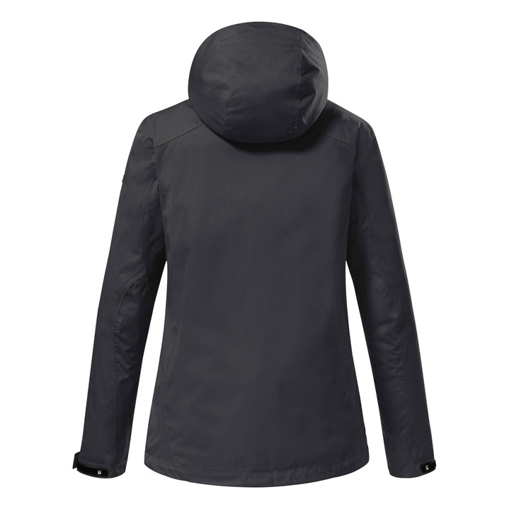 Funktionsjacken - Wasser- und winddichte Damen-Funktionsjacke, in Größe 036 bis 054, in Farbe SCHWARZ Ansicht 2