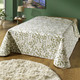 Tagesdecken - Hochwertige Tagesdecke mit Bandeinfassung – Farbe GRÜN – Ansicht 1 Tagesdecken - Hochwertige Tagesdecke mit Bandeinfassung, in Größe 873 (Einzelbett, 135x210 cm) bis 924 (2 Kissenbezüge, 50x 50 cm), in Farbe GRÜN – Farbe GRÜN – Ansicht 1