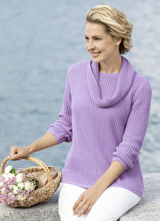 Pullover in Perlfang