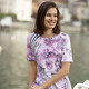 Shirts - Shirt mit Alloverdessin – Farbe AZALEE-ROSÉ-MULTICOLOR Shirts - Shirt mit Alloverdessin, in Größe 038 bis 054, in Farbe JEANSBLAU-BLEU-MULTICOLOR