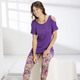 Shirts - Raffiniert gestyltes Shirt in 2 Farben – Farbe LILA – Ansicht 2 Shirts - Raffiniert gestyltes Shirt in 2 Farben, in Größe 038 bis 054, in Farbe LILA – Farbe LILA – Ansicht 2