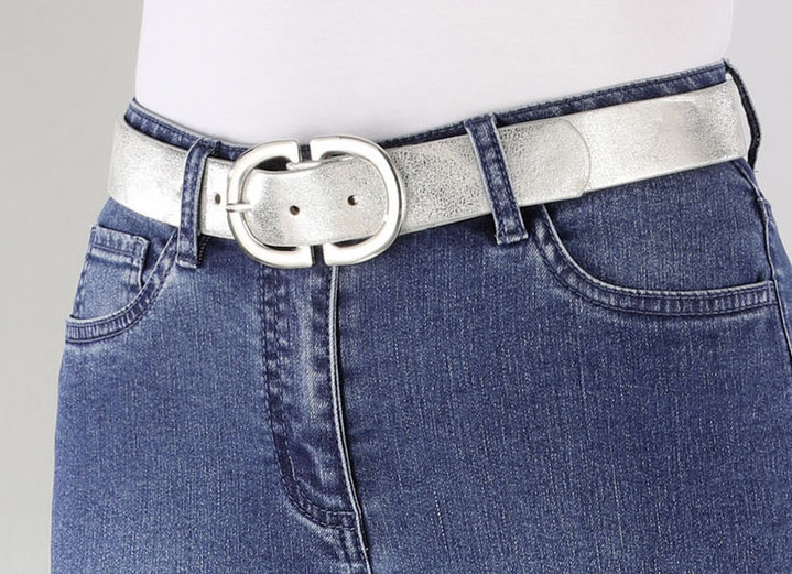 - Gürtel, in Größe 090 bis 100, in Farbe SILBER Ansicht 3