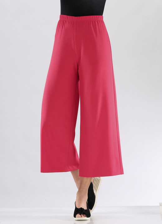 Uni - Pflegeleichte Culotte Ansicht 3 Uni - Pflegeleichte Culotte, in Größe 018 bis 054, in Farbe MARINE Ansicht 3