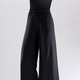 Uni - Pflegeleichte Culotte – Farbe SCHWARZ – Ansicht 1 Uni - Pflegeleichte Culotte, in Größe 018 bis 054, in Farbe MARINE – Farbe SCHWARZ – Ansicht 1