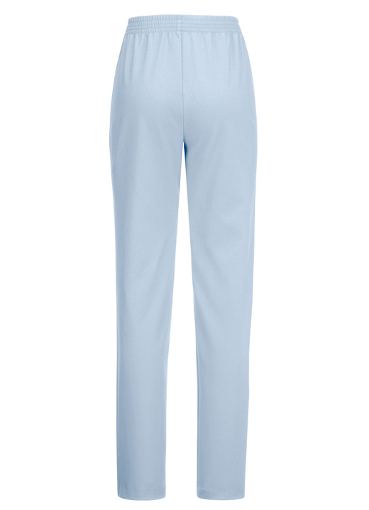 Hosen - Hose mit rückwärtigem Dehnbundeinsatz, in Größe 018 bis 235, in Farbe HELLBLAU Ansicht 2