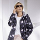 Jacken & Mäntel - Jacke mit abnehmbarer Kapuze – Farbe SCHWARZ-BUNT – Ansicht 1 Jacken & Mäntel - Jacke mit abnehmbarer Kapuze, in Größe 036 bis 054, in Farbe SCHWARZ-BUNT – Farbe SCHWARZ-BUNT – Ansicht 1