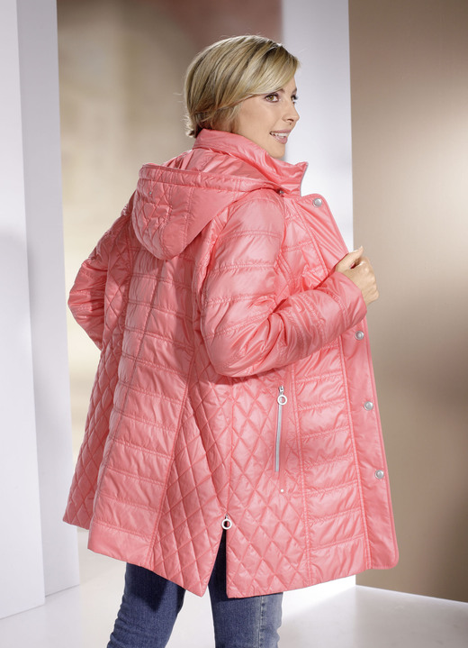 Jacken & Mäntel - Jacke mit Reißverschluss an den Seitenschlitzen Ansicht 2 Jacken & Mäntel - Jacke mit Reißverschluss an den Seitenschlitzen, in Größe 018 bis 054, in Farbe HUMMER Ansicht 2